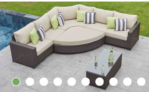 Storage solution for my new rattan sofa cushions