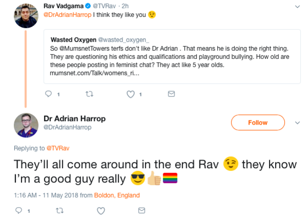 Dr Adrian Harrop, who the funk does he think he is?