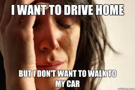 To wonder why people 'don't drive'