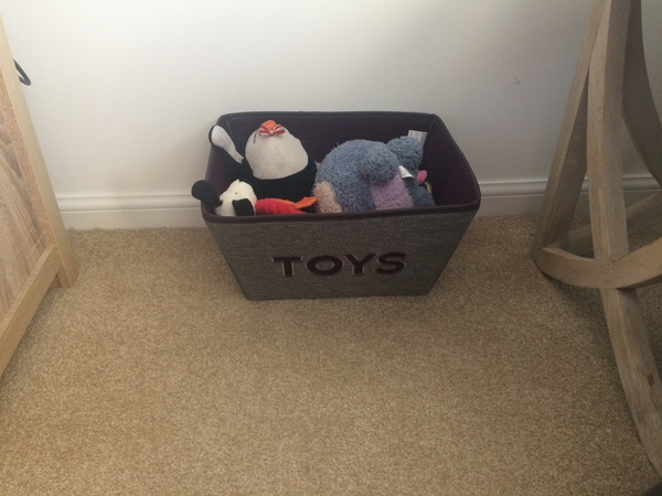To limit my dog's toys to one at a time?
