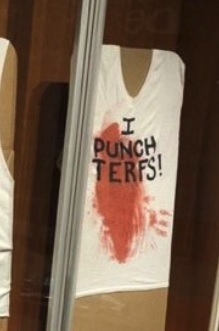 Strong words from feminists unhappy with trans exclusionary ideology..