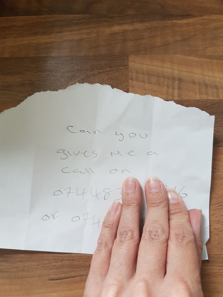Strange note