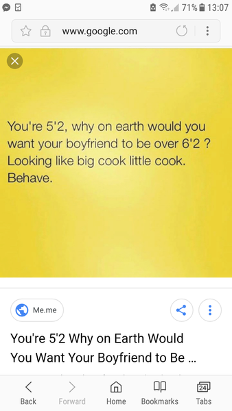 Would you ever marry a guy the same height as you