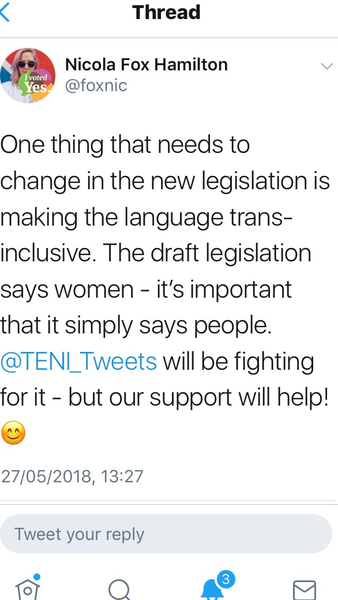Trans Voices For Appeal Complain About Together For Yes Campaign