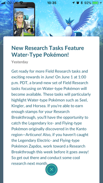 Pokemon Go #16. Cast adrift on memory Blissey of you.