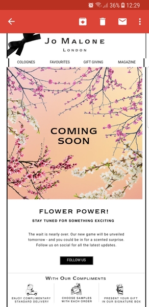 The Jo Malone Freebie game is back [UPDATE: But it's over now...]