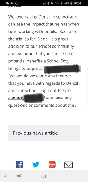 School is getting a dog