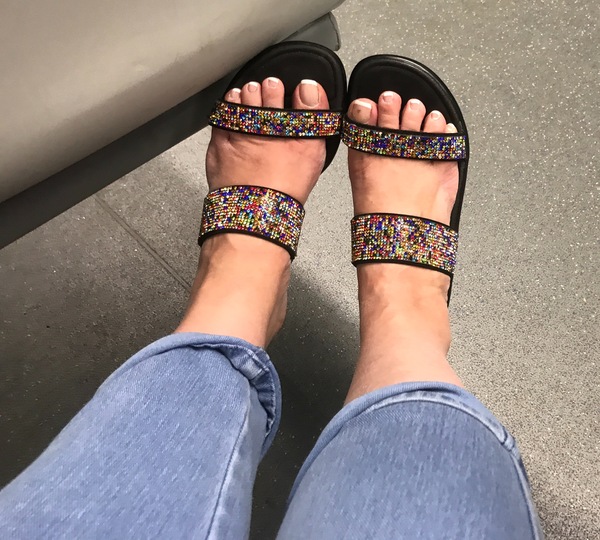 Anyone wearing sliders?