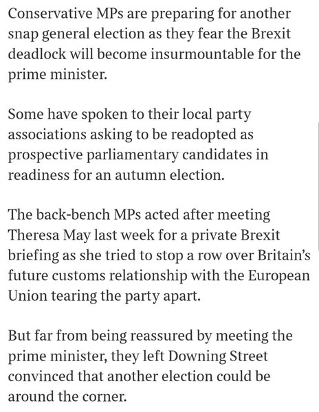 Westministenders: Stalling for Time