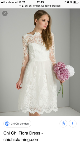 Registry office wedding dress