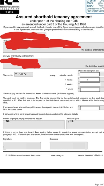 So confused re rent
