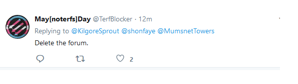 Mumsnet encouraging brigading by Twitter TRAs