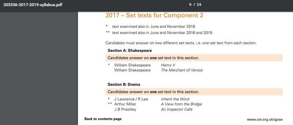 GCSEs 2018 (9) Will we get to half term, for never was a story of more woe than this of Juliet and who is Banquo