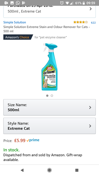 To give my cat away because he pees all over the house?