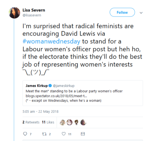 Meet the man standing to be a Labour party women’s officer