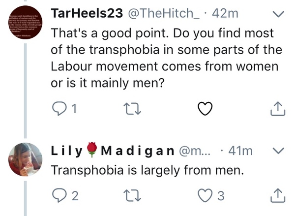 LM says Labour say only 12 women left the party, not 300