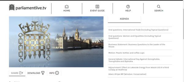 Parliament debate on homophobia today, tweet MP if you would like lesbian voices to be represented