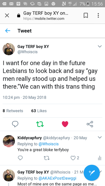 Lesbian gets banned from LGBTQ+ messaged board for trying to talk about the lesbophobia in trans activism