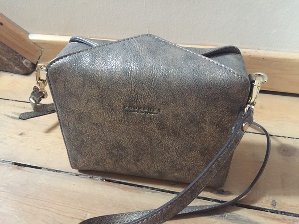 Orange cross body bag