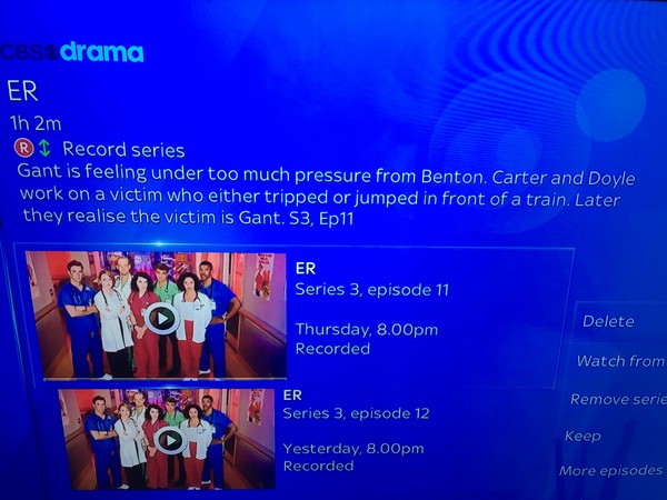 ER reruns - Greene, Ross and Benton fans this way! **If you've never seen ER - there may be spoilers in this thread - spoiler warning added by MNHQ at the OP's request**