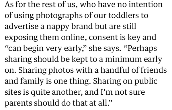 Instamums in the Telegraph