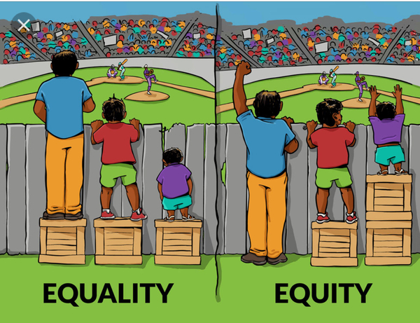Can we talk about the equity/equality meme that is doing the rounds please?