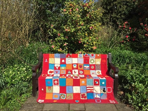 Woolly Hugs. Photos of the finished Blanket for CatThiefKeith's family and a message from her DH now on this original thread. TITLE EDITED BY MNHQ