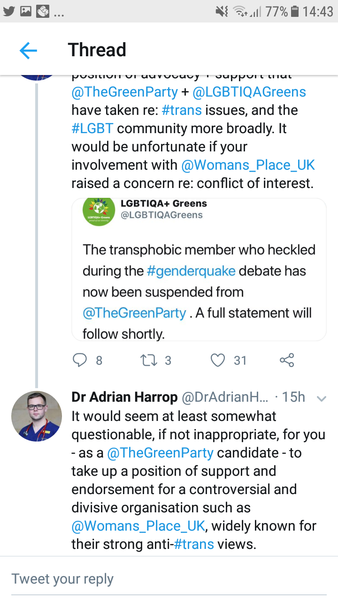 Dr Adrian Harrop, who the funk does he think he is?