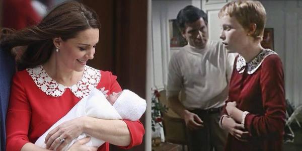 The red dress worn by the Duchess of Cambridge