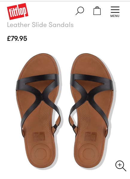 Flat strappy sandals with a bit of cushioning in the sole