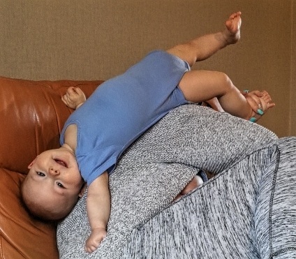 To clap my hands and skip about in a elephantine manner?