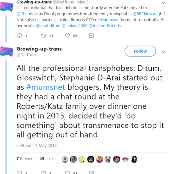 Interesting article discussing transgender support by schools in the Guardian