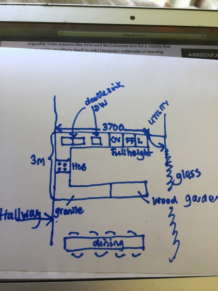 Kitchen layout - plan included - opinions needed.
