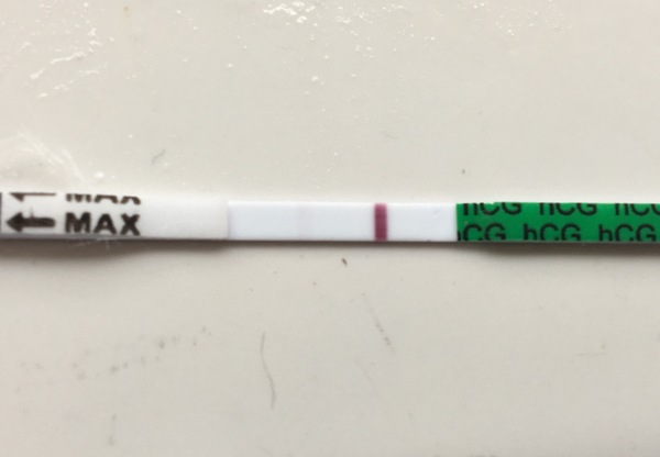 Faint line on IC....