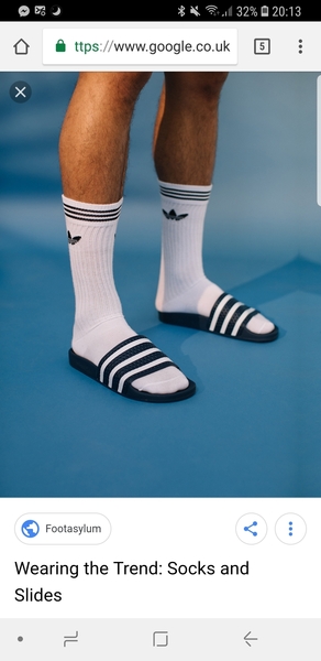 Anyone wearing sliders?