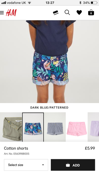 To wonder why I can't buy longer shorts for a nine year old girl