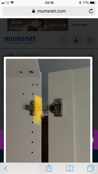 HELP!! IKEA Bergsbo door gap with PAX Wardrobe