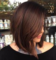 Hair cut for fine, long hair.