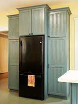 Will a freestanding fridge freezer look silly in our brand new kitchen?