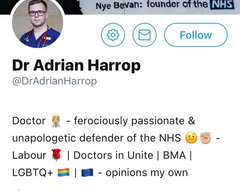 Dr Adrian Harrop - Dr Misogyny is pursuing another woman.