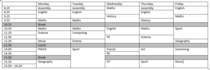 Which school would you choose for KS2 just based on the timetable?