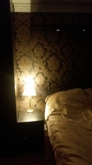 What goes with Black & Gold wallpaper?