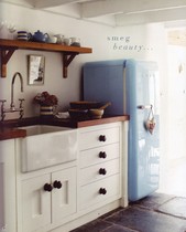 Will a freestanding fridge freezer look silly in our brand new kitchen?