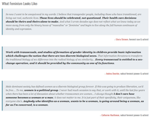 Strong words from feminists unhappy with trans exclusionary ideology..