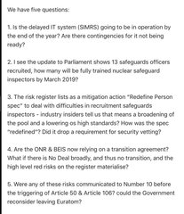 Westministenders: Stalling for Time