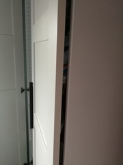 HELP!! IKEA Bergsbo door gap with PAX Wardrobe
