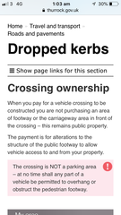 Using NDNs dropped curb