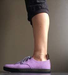 Brightly coloured shoes?
