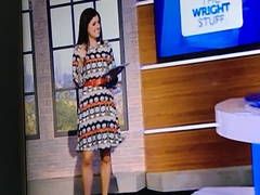 Dress worn by female presenter on The Wright Stuff today