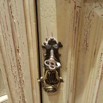 Help me unlock this cupboard